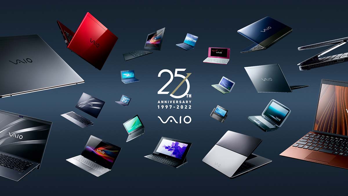 「VAIO」25年の感謝を込めたSNSキャンペーン！ VAIOファン必見の「25周年特設サイト」も