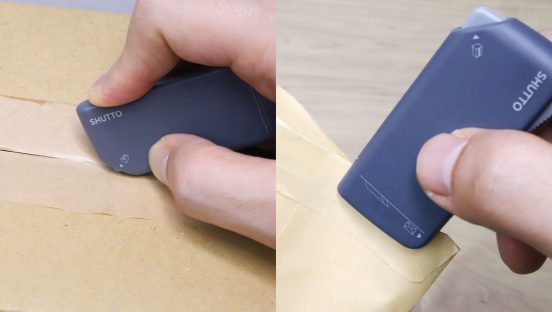 玄関のマストツール認定！ サンスター文具「シュット」は段ボールも封筒も中身を傷つけずシュッと開封