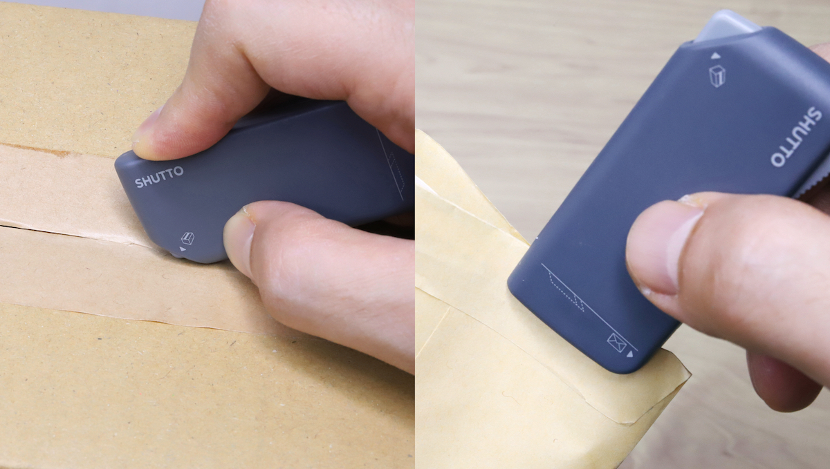 玄関のマストツール認定！ サンスター文具「シュット」は段ボールも封筒も中身を傷つけずシュッと開封