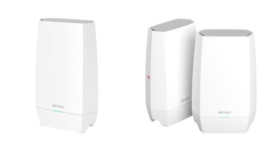 インテリアになじむスッキリデザイン！ バッファロー、「Wi-Fi 6E」対応トライバンドWi-Fiルーターを発売