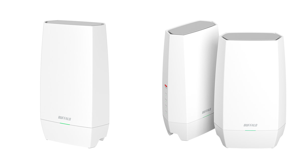 インテリアになじむスッキリデザイン！ バッファロー、「Wi-Fi 6E」対応トライバンドWi-Fiルーターを発売
