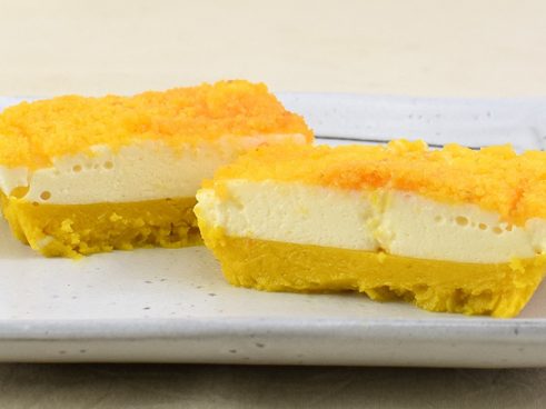 パンプキンスイーツ好き必見！ ファミマの「かぼちゃチーズケーキ」はほとばしる甘みがたまらない