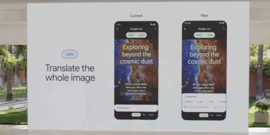 「AR翻訳」がイメージに溶け込んでいる！「Googleレンズ」の進歩はここまで来た
