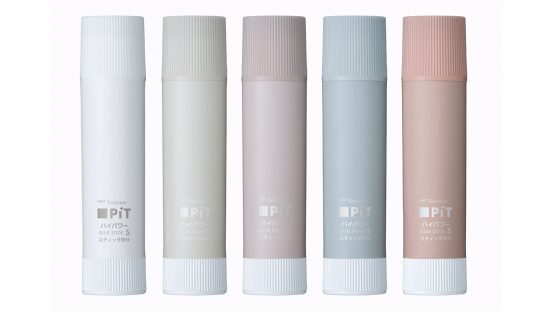 ミニマルなデザインがクールでスタイリッシュ！ スティックのり「ピットハイパワー限定カームデザイン」