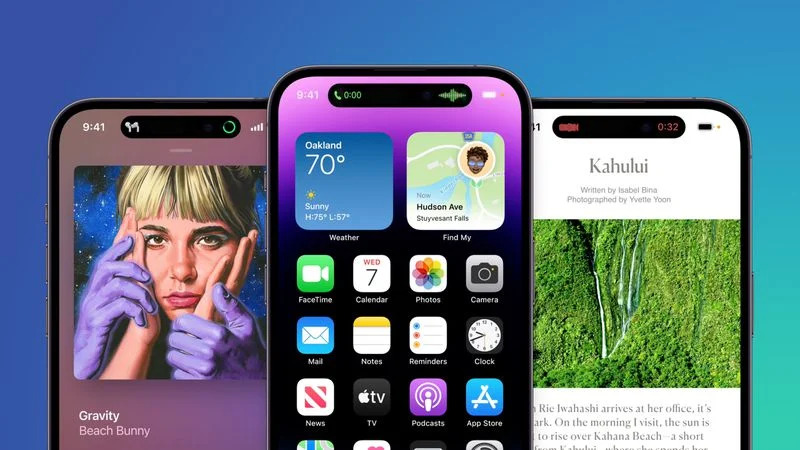 iPhone 14 Pro／Pro MaxのDynamic Islandはこう見える！ ハンズオン会場でも大好評でした
