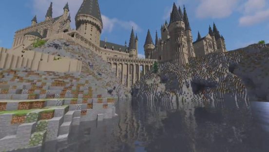 ホグワーツをマイクラで6年かけて丸ごと作り上げた猛者現る！ 内装まで忠実に再現