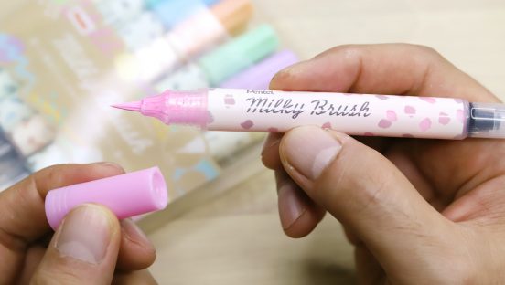 90年代を風靡した「ハイブリッドミルキー」が筆ペン化…そこに注入された技術にぺんてるのプライドを見た！