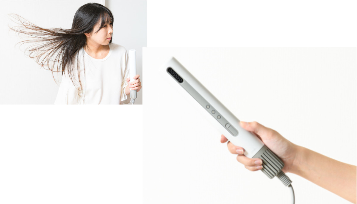 「コレ、ドライヤーなの？」カドー「baton」は美しい形ゆえ、髪以外も美しくまとまる絶大メリットが！