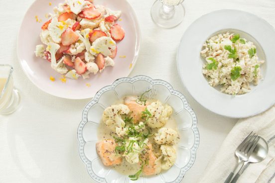 低糖質野菜「カリフラワー」をごちそうにする、ちょっと新しい食べ方3レシピ