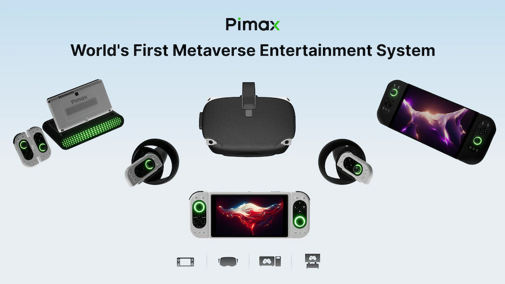 モバイルゲーム機とVRヘッドセットが合体？ 夢のマシン「Pimax Portal」発表