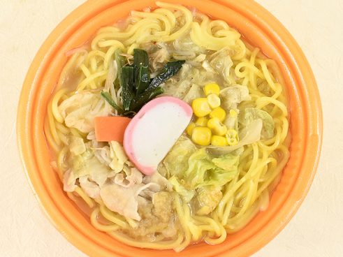 これぞタンメンの魅力！ ファミマの「生姜香る野菜タンメン」からあふれる出る白湯スープ＋生姜の風味