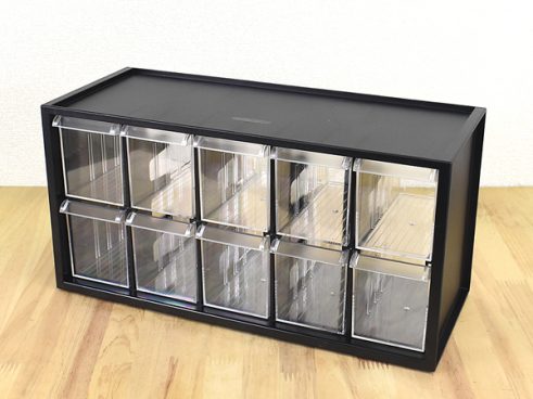 【モノタロウ】DIYにも文具収納にも！ 深めの引き出しを備えたパーツキャビネットがあれば作業スペースがすっきり片付く