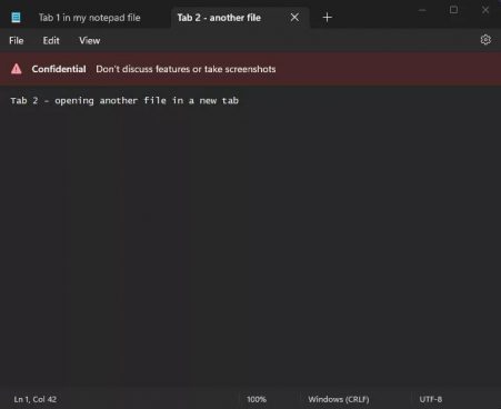 Windows 11のメモ帳アプリ、まもなくタブ機能が追加されるかも