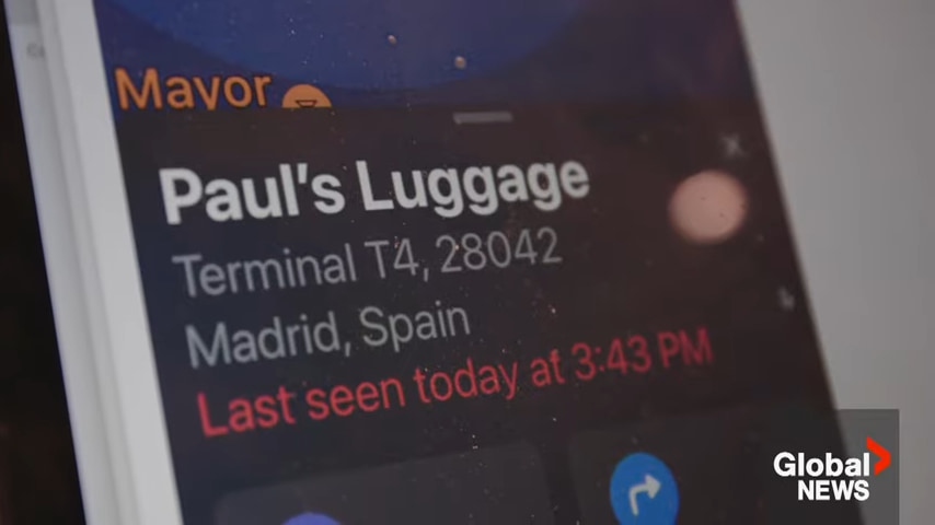 ロストバゲージに入れたAirTag、荷物が正反対の方向に送られていたことを明らかに