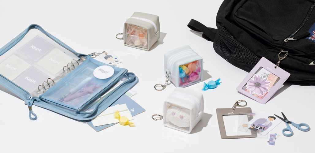 様々な収納アイテムで推しを持ち歩こう！ レイメイ藤井「Kept」に新アイテムと新色が追加