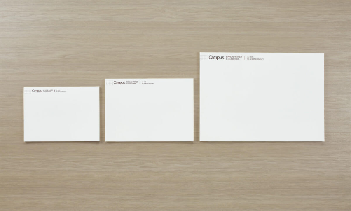 アイデアの発想や思考の整理に使える！ “考える人”のためのレポートパッド「SPREAD PAPER」
