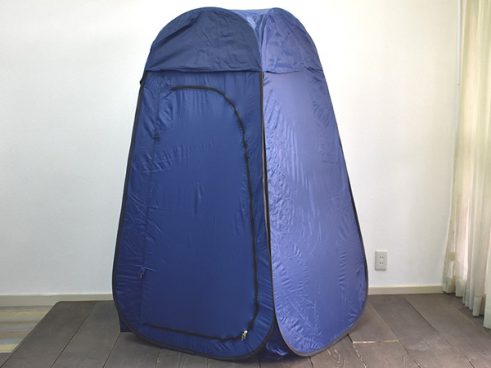 【モノタロウ】ワンタッチで用意できる「更衣室」!? プライバシースペースの確保に大活躍