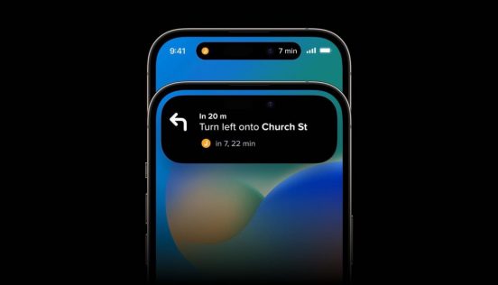 Google マップ、iPhone 14 Proの「Dynamic Island」で行き先案内が可能に