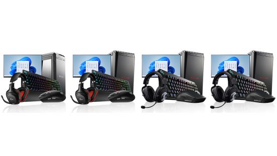 PCゲーマーデビューにピッタリ！ PCやディスプレイ、マウス、キーボード、ヘッドセットがセットになった「ゲーミングデバイスセット」発売中