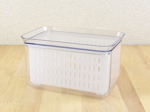 オシャレなのに超優秀！ 洗ってそのまま冷蔵庫へINできる「ザル付き保存容器」が便利すぎる