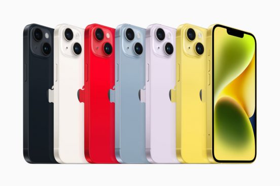 iPhone 14／14Plus、新色イエローが登場！3月14日に発売