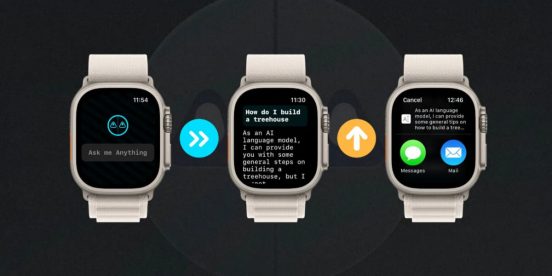 手首からChatGPTに質問できる！ Apple Watchアプリ「watchGPT」登場
