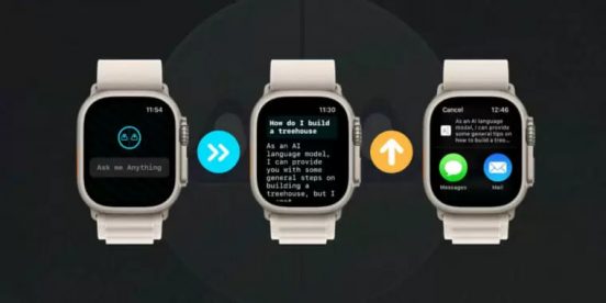 日本語もなかなかできる！「watchGPT」が「Petey」と名付けられ、一回り大きくなる