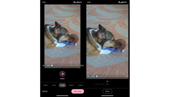 Pixel 8で利用可能？ Google フォトで動画の手ブレ修正機能がテスト中