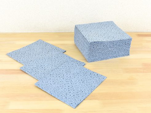 【モノタロウ】吸収力抜群！ メルトブロー製法で作られた「マイクロファイバーワイプ」は繰り返し使えて環境に優しい