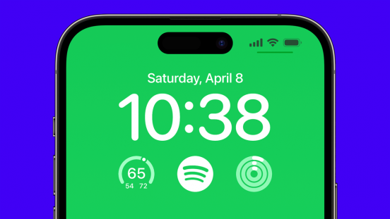 iPhoneのロック画面にSpotifyウィジェットが追加できる！ ワンタップで起動できます