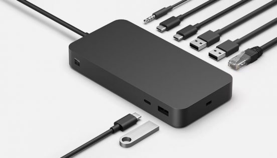 周辺機器つなげまくり！ マイクロソフトから「Surface Thunderbolt 4 ドック」新登場