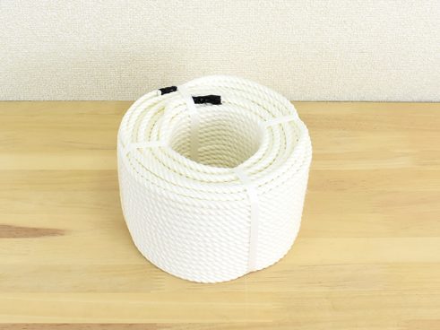 【モノタロウ】耐久性、強度◎ ビニロン繊維を使用した「クレモナロープ3打ち」