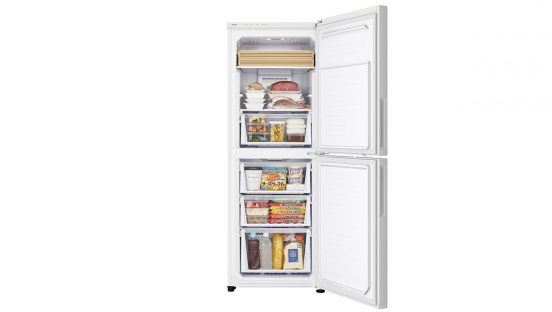 冷凍食品のストック需要に対応。大容量でおしゃれな三菱の最新2ドア冷凍庫「MF-U22J」登場！