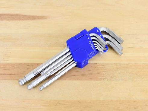 【モノタロウ】DIYをやるなら用意しておきたい「六角棒レンチ ボールポイント」！ メンテナンスに必須の9本組セット