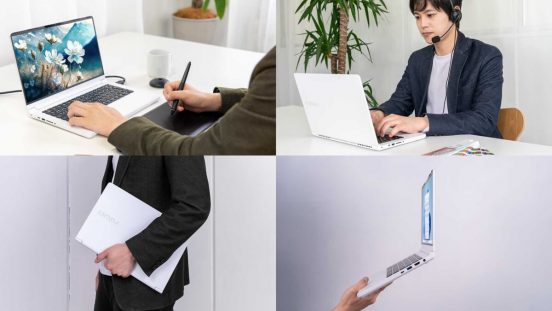 白いカラーでシンプルに！ マウスのDAIVから14型ノートPC「DAIV R4」登場