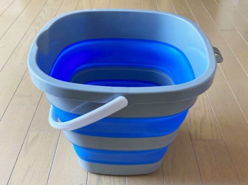 【モノタロウ】省スペースが叶う折りたたみ式バケツ。価格以上の品質に大満足！