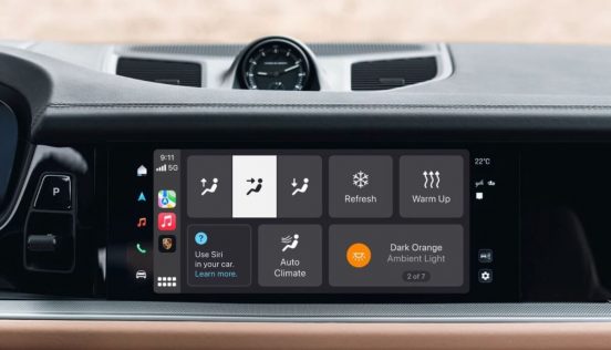 PorscheのCarPlayでの車両コントロール機能が進化