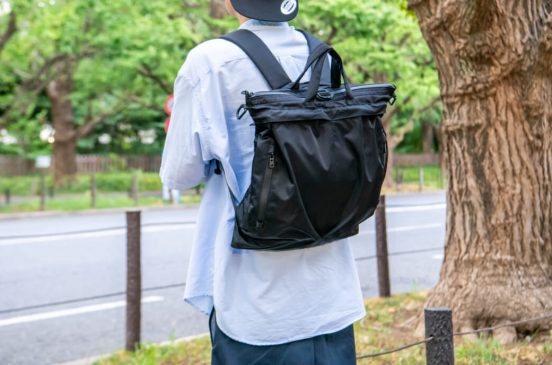 ショルダー、ブリーフ、バックパックに3変化！F/CE.のバッグがビジネスシーンでもイケる！