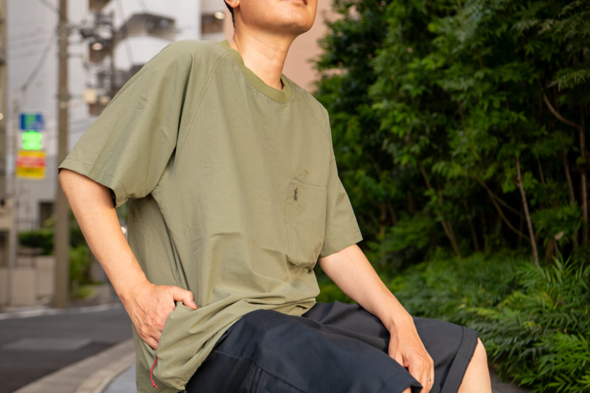 NANGAのクルーネックTシャツがキモチいいぃぃ。「ドットエア」がいい仕事してます