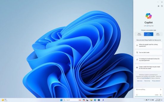 Windows11大型アップデート!! 生成AI機能「MicrosoftCopilot」
