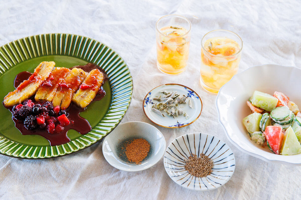 残暑を乗り切る「スパイス×フルーツ」レシピ…代謝を促すスパイスとミネラル豊富なフルーツで夏バテ撃退食に！