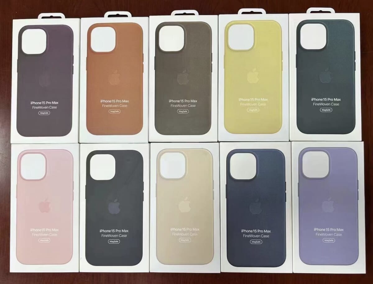 iPhone 15用の新型ケースは「ファインウーヴン」？ ファブリック素材らしき画像がリーク