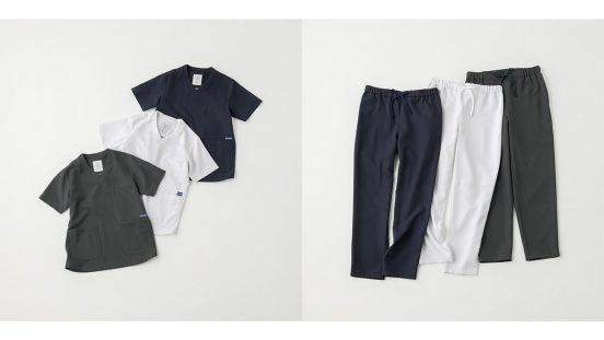 トンボ鉛筆「MONO」が医療用スクラブとコラボ！ ワンポイントチラ見えするモノ消しゴムの刺繍にキュン