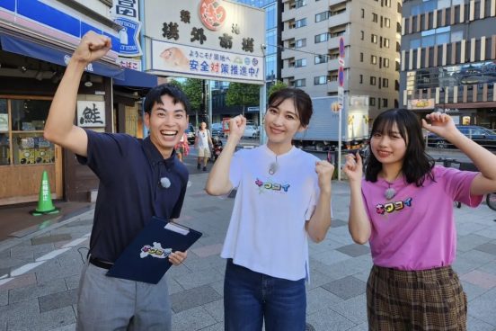 飯田圭織とアンジュルム伊勢鈴蘭がおいしいグルメを求めて築地場外市場へ！スイーツを懸けた玉子焼き作り対決も『キタに恋した！』