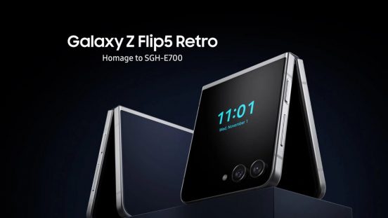 サムスン、限定モデル「Galaxy Z Flip5 Retro」を正式発表！ ブルーとシルバーのレトロな色合い