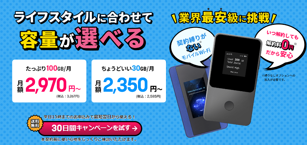 それがだいじwifi