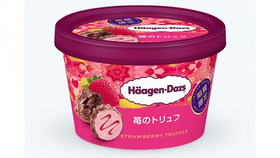 イチゴとパリパリチョコが織り成す極上のハーモニー。ハーゲンダッツ「苺のトリュフ」