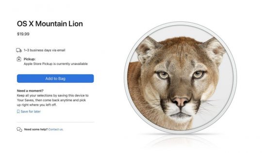 さらばディスク。macOSの「インストールCD」が販売終了