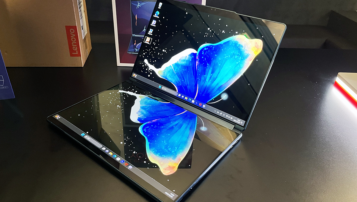 2つの有機ELディスプレイで使い方の幅が広がる、レノボの2画面ノートPC「Yoga Book 9i Gen 8」登場