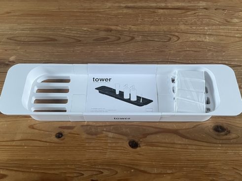 伸縮式だからどんな浴槽にもフィット！ ディノスで見つけたtower「伸縮バスタブトレー」